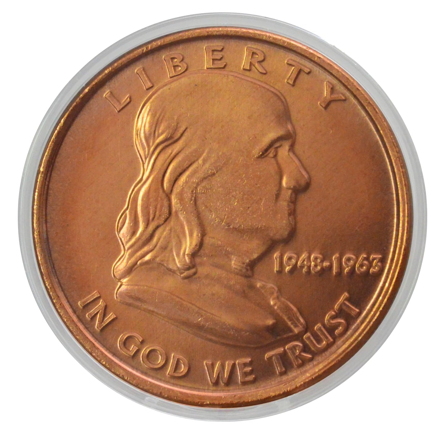 1877 Indian Head Cent Design 1 oz Pure .999 Copper Round Collectible Jumbo 39mm Coin in Capsule - COA by Heavenly Metals