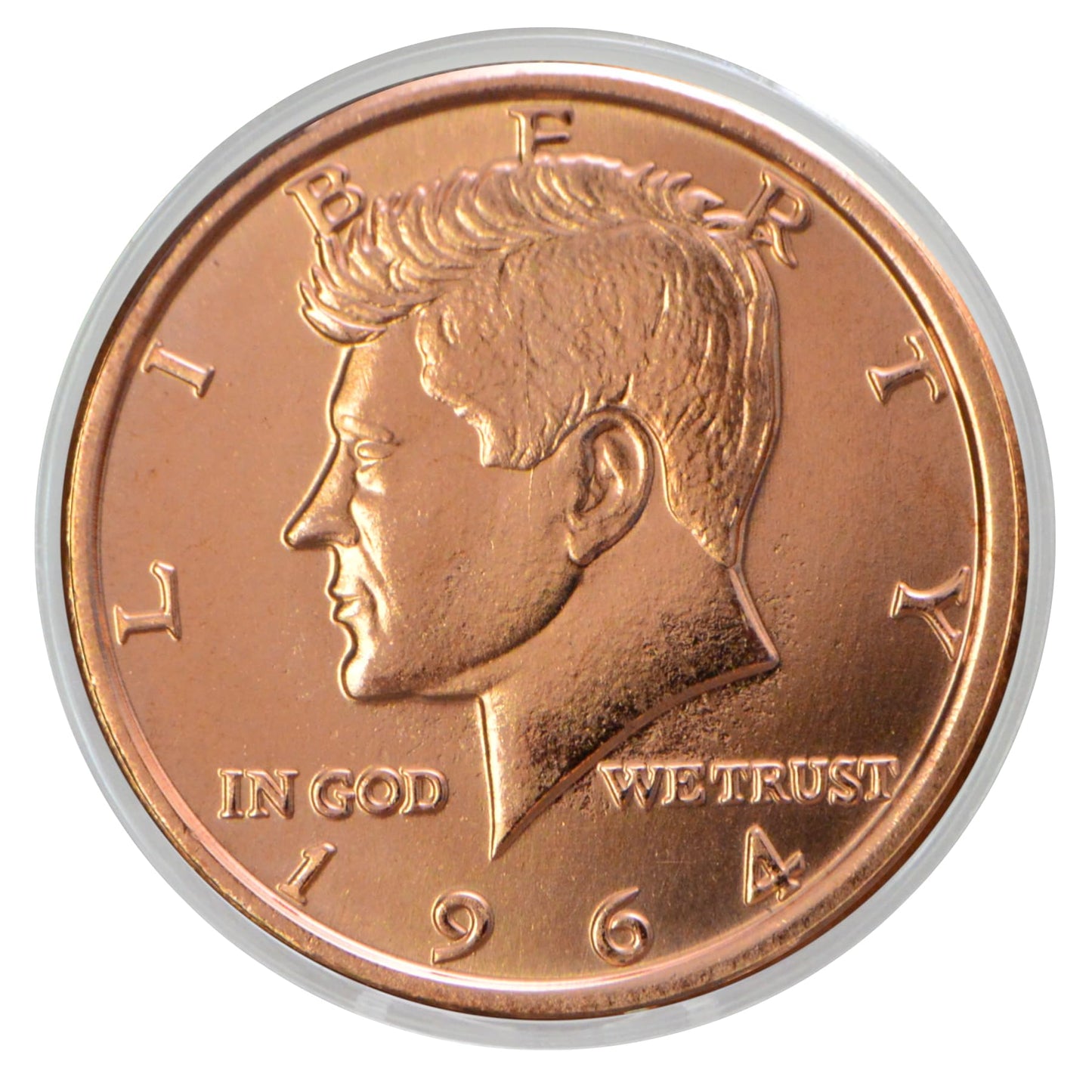 1877 Indian Head Cent Design 1 oz Pure .999 Copper Round Collectible Jumbo 39mm Coin in Capsule - COA by Heavenly Metals