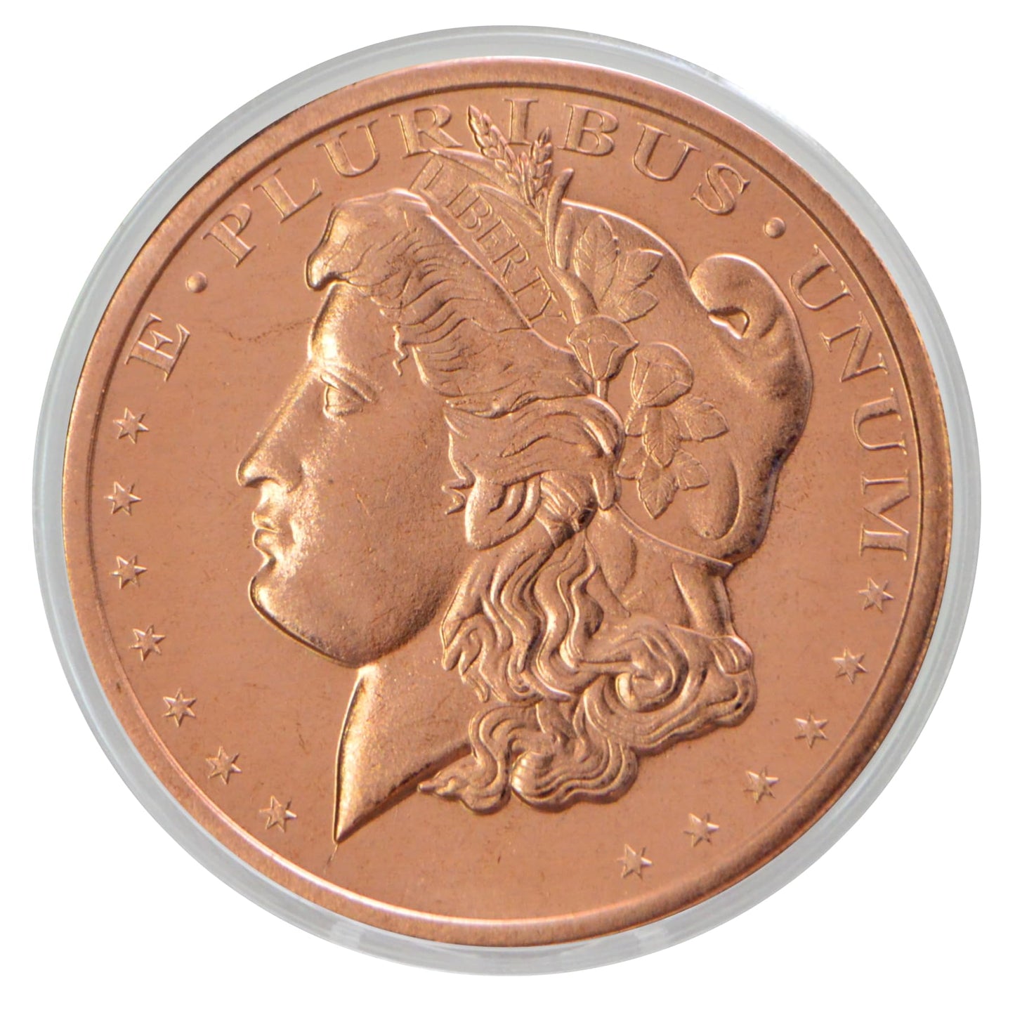 1877 Indian Head Cent Design 1 oz Pure .999 Copper Round Collectible Jumbo 39mm Coin in Capsule - COA by Heavenly Metals