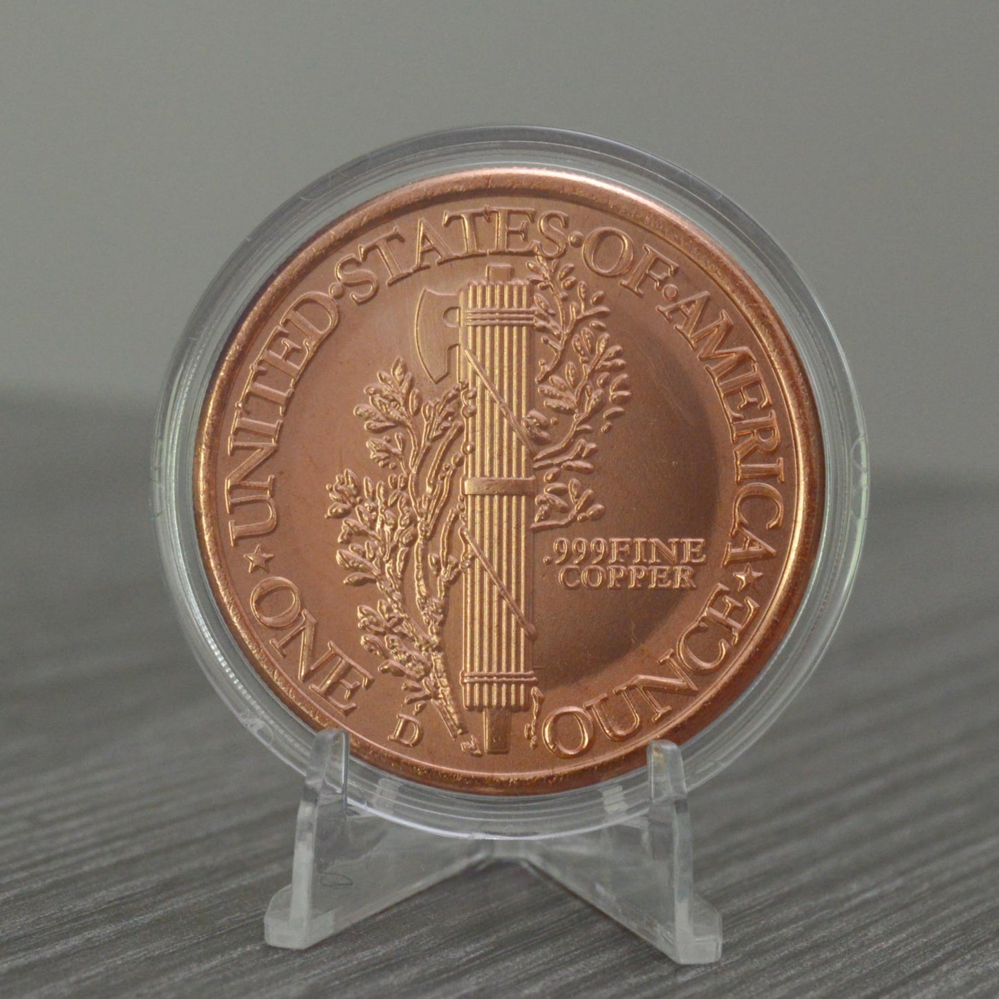 1877 Indian Head Cent Design 1 oz Pure .999 Copper Round Collectible Jumbo 39mm Coin in Capsule - COA by Heavenly Metals