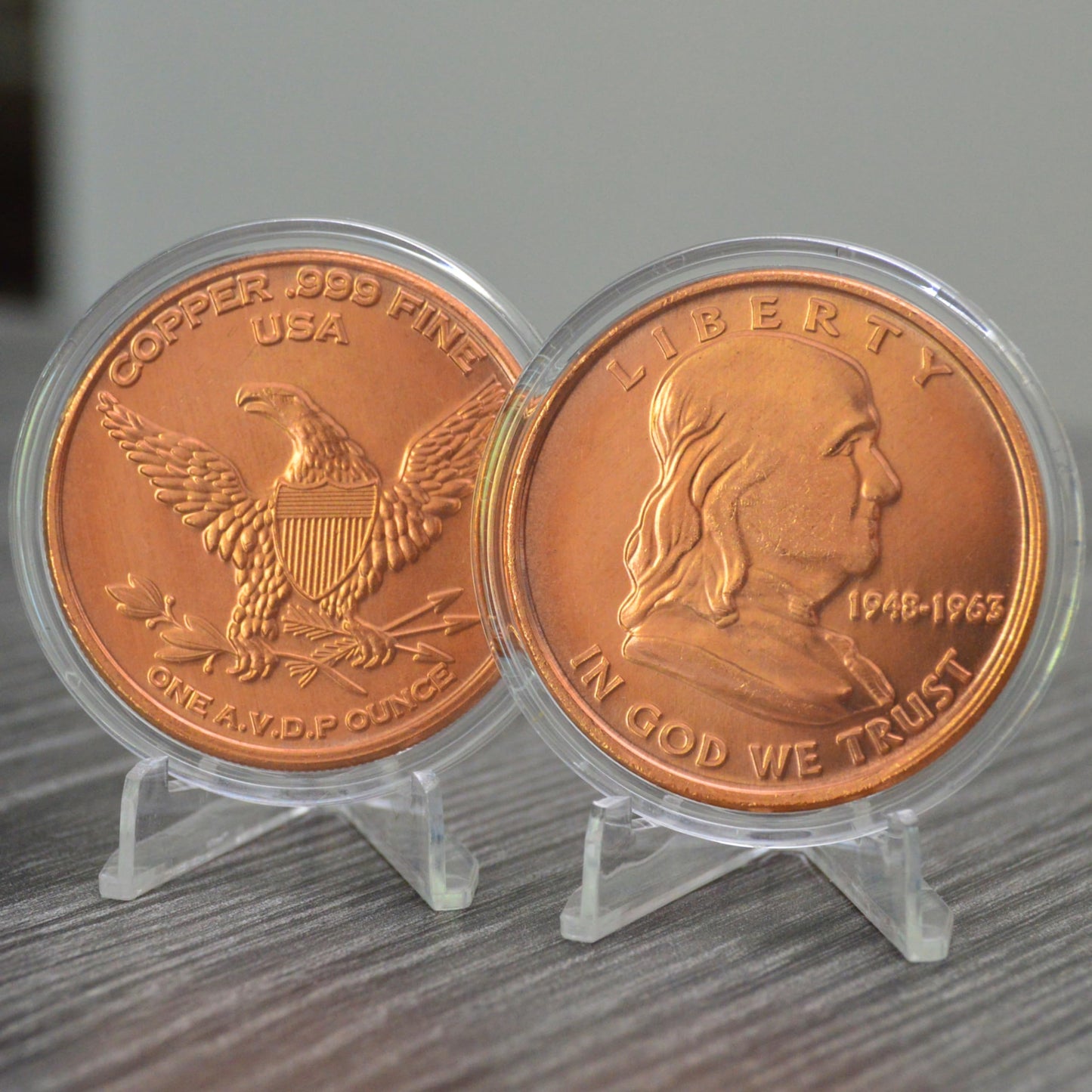 1877 Indian Head Cent Design 1 oz Pure .999 Copper Round Collectible Jumbo 39mm Coin in Capsule - COA by Heavenly Metals