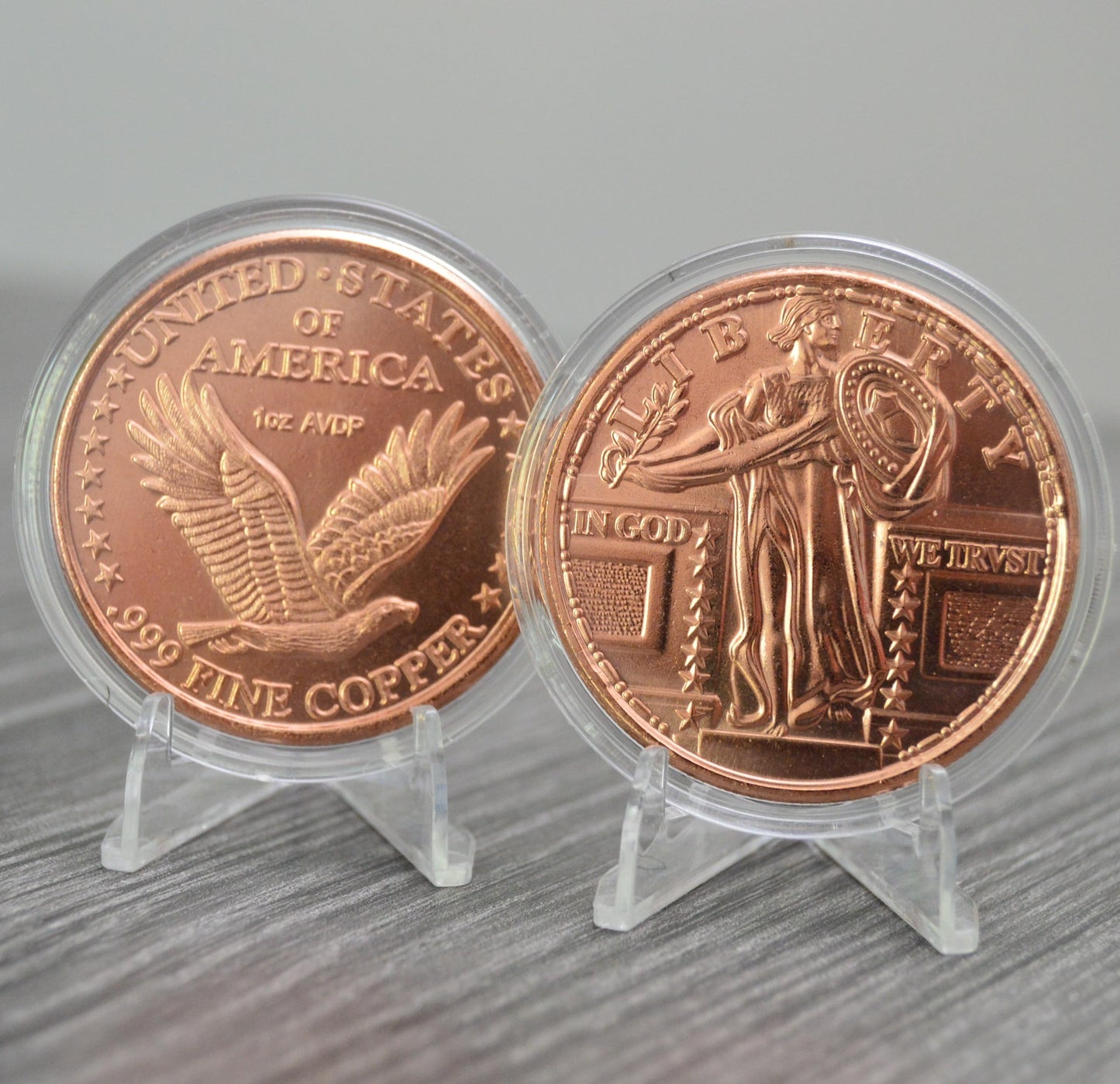 1877 Indian Head Cent Design 1 oz Pure .999 Copper Round Collectible Jumbo 39mm Coin in Capsule - COA by Heavenly Metals
