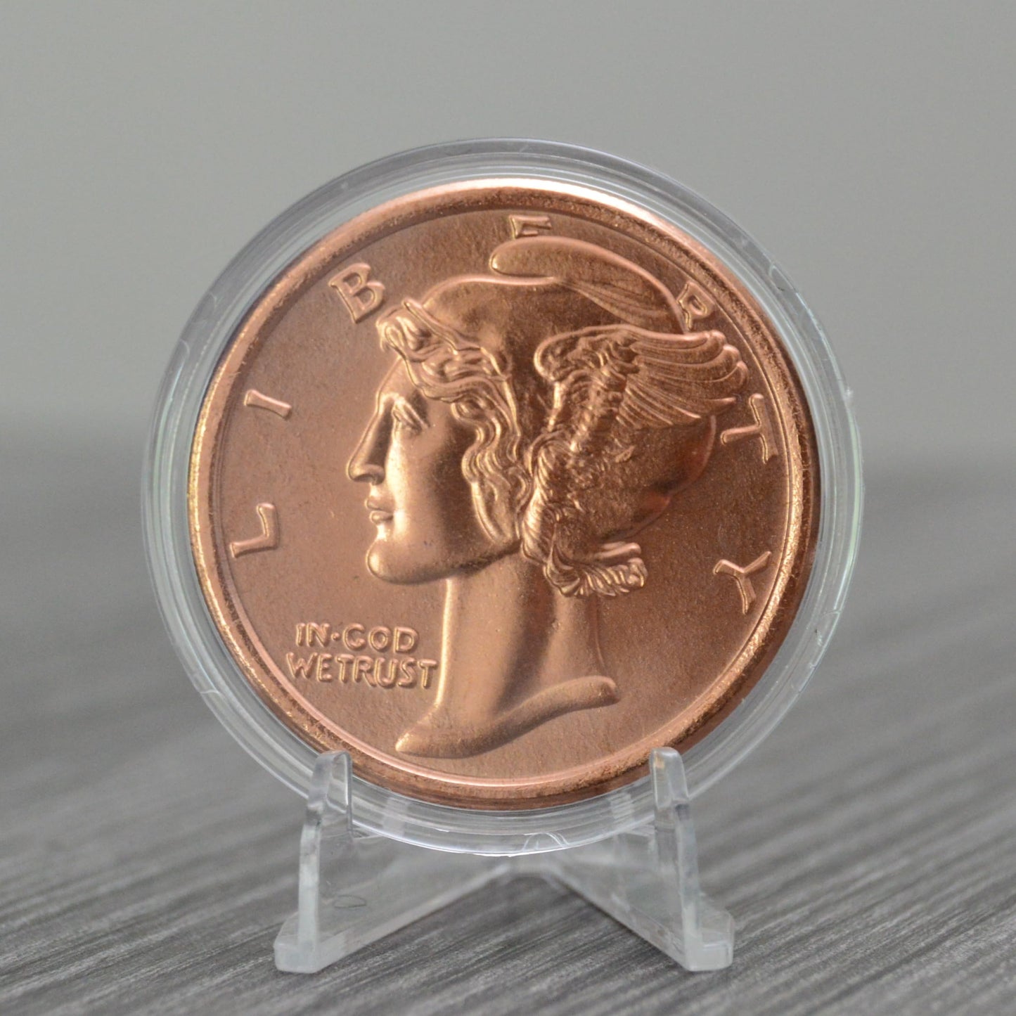 1877 Indian Head Cent Design 1 oz Pure .999 Copper Round Collectible Jumbo 39mm Coin in Capsule - COA by Heavenly Metals
